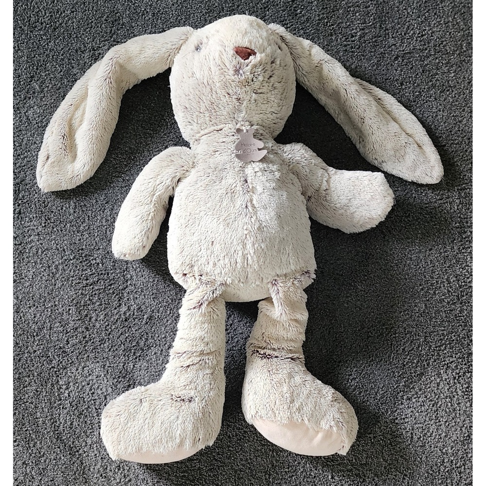 Histoire d'Ours Bunny Plush Large 31" Beige Floppy Long Ears EXC Rabbit Vintage
